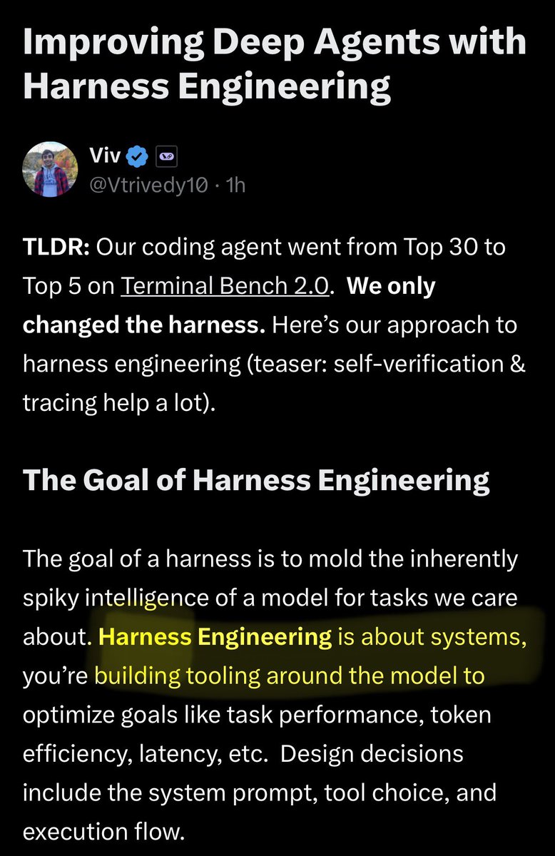 Harness engineering screenshot