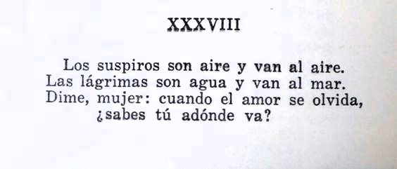 En recuerdo del gran Gustavo Adolfo Claudio Domínguez Bastida, más conocido como Gustavo Bécquer, nacido tal día como hoy de 1836.
