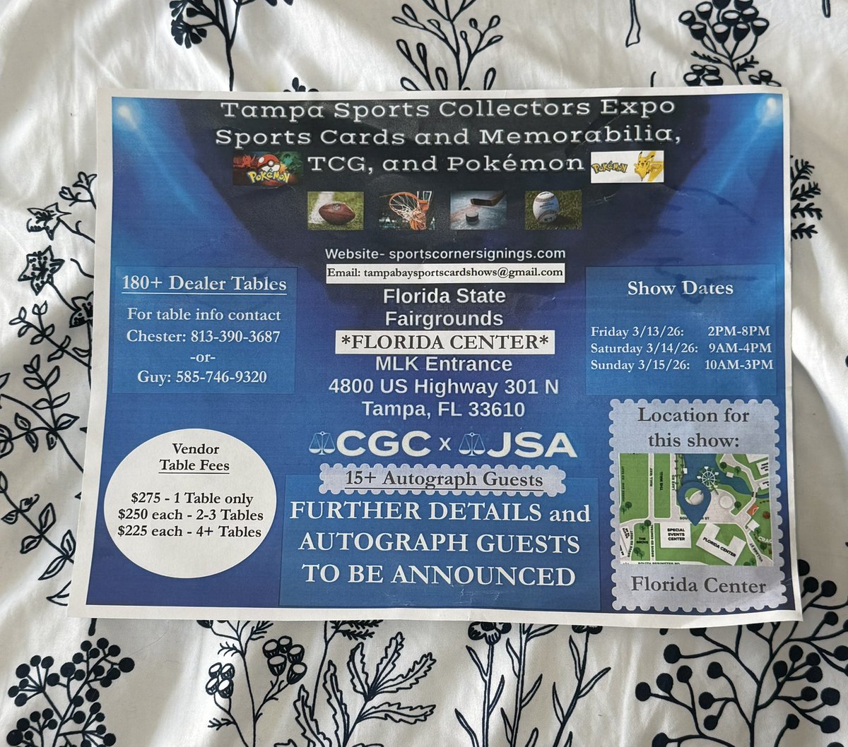 NextGenPKMN's tweet photo. My third Card Show vending 👀

3-Day show mid March, if you’re in the Tampa area, be there! 

#PokémonTCG #PokémonCardShow https://t.co/quPMoQmIQb
