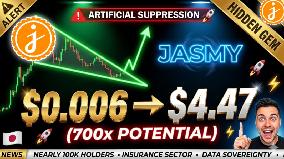 JASMY holders, listen up. 🚨

We are at 97,998 holders.
We are 2 holders away from 100,000.

When it does — Javon Marks has a $4.47 target on the board.

youtu.be/Z1kOQkGLiqM

RT if you're holding. 🙌

#JASMY #JasmyCoin #HODL #Crypto #AltcoinSeason2026