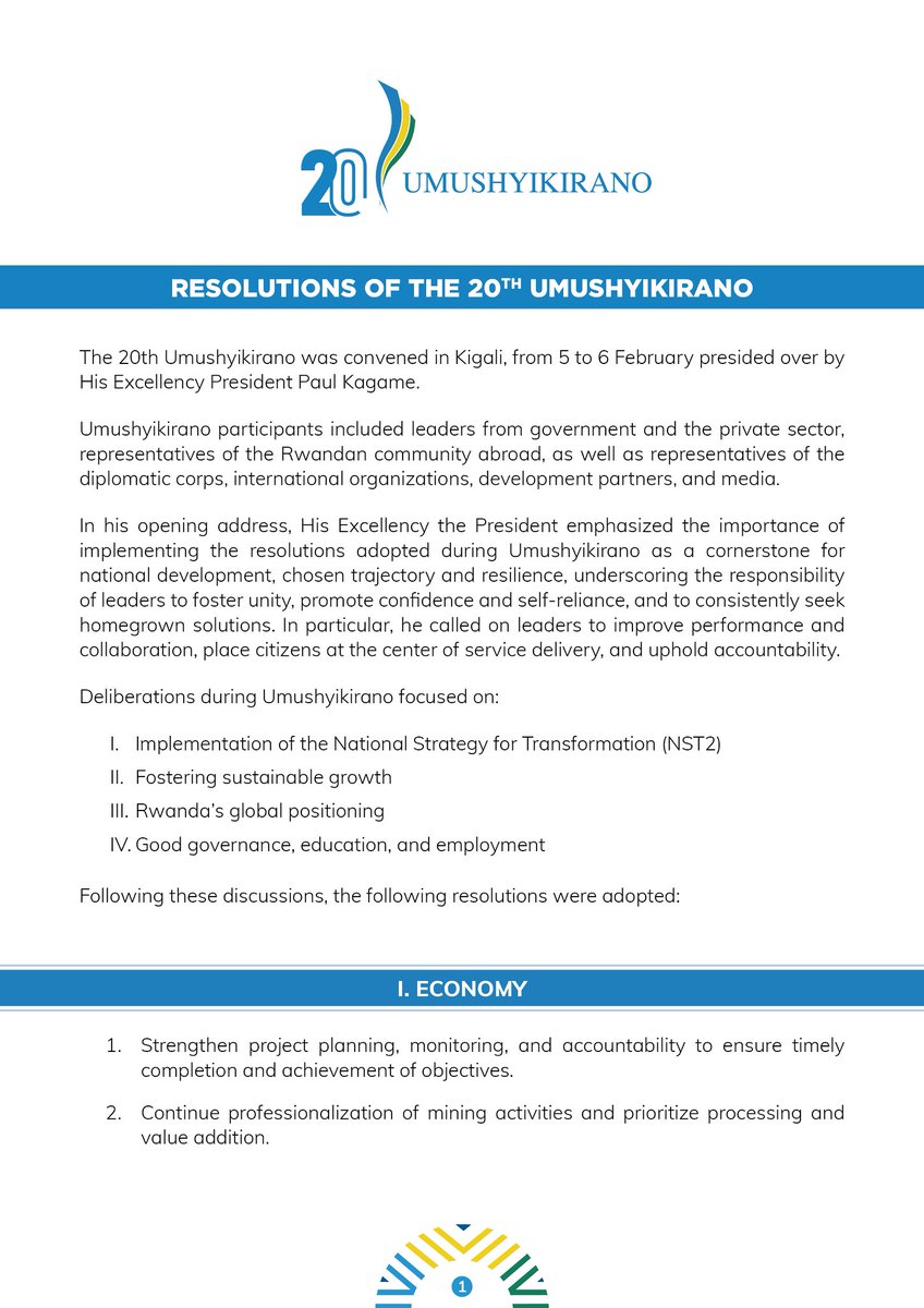 Umushyikirano Rwanda tweet media