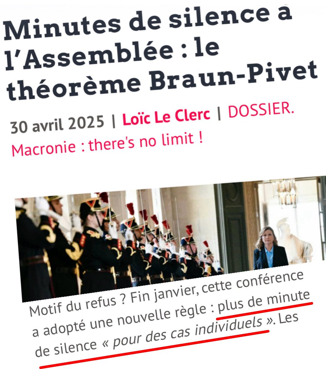 bembelly's tweet photo. Excellent rappel d’@AmelieLabrande ⤵️
« Plus de minutes de silence pour de cas individuels »  disait @YaelBRAUNPIVET pour refuser celle en mémoire d’#Aboubakar_Cissé, victime de l'#islamophobie, je répète… https://t.co/PQI3jC9u2Z