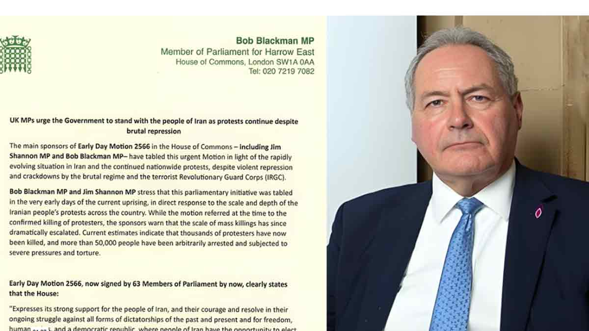 🔴 71 Members of the UK House of Commons issued a statement supporting the uprising of the Iranian people
February 17, 2026

These representatives praised the courage and determination of the Iranian people in their pursuit of freedom.

The statement by 71 members of the UK House