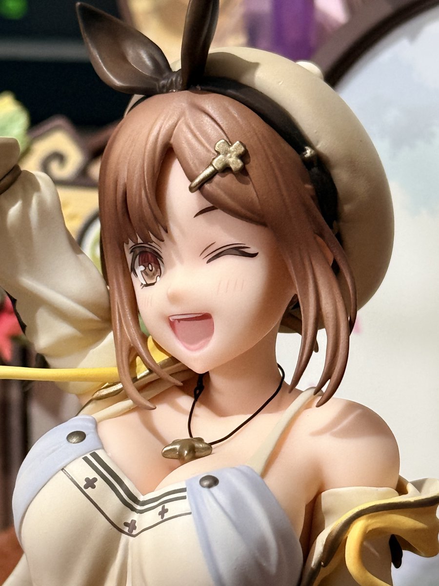 DS_Kuro's tweet photo. The revised version of the Ryza scale figure for the Atelier Series 25th Anniversary is so good, the wait was worth! Reisalin Stout is so cute in this one! https://t.co/WdpbJfVtRT