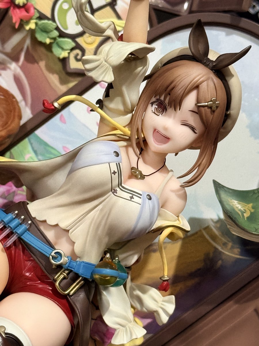 DS_Kuro's tweet photo. The revised version of the Ryza scale figure for the Atelier Series 25th Anniversary is so good, the wait was worth! Reisalin Stout is so cute in this one! https://t.co/WdpbJfVtRT