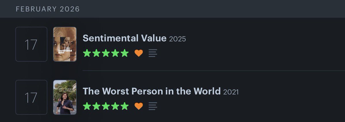 Watched two masterpieces back to back