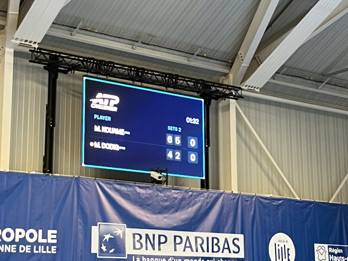 ericsalliot's tweet photo. Moïse Kouame est tout près de remporter son premier match en Challenger. #playinchallenger https://t.co/1mMlPDtEFo