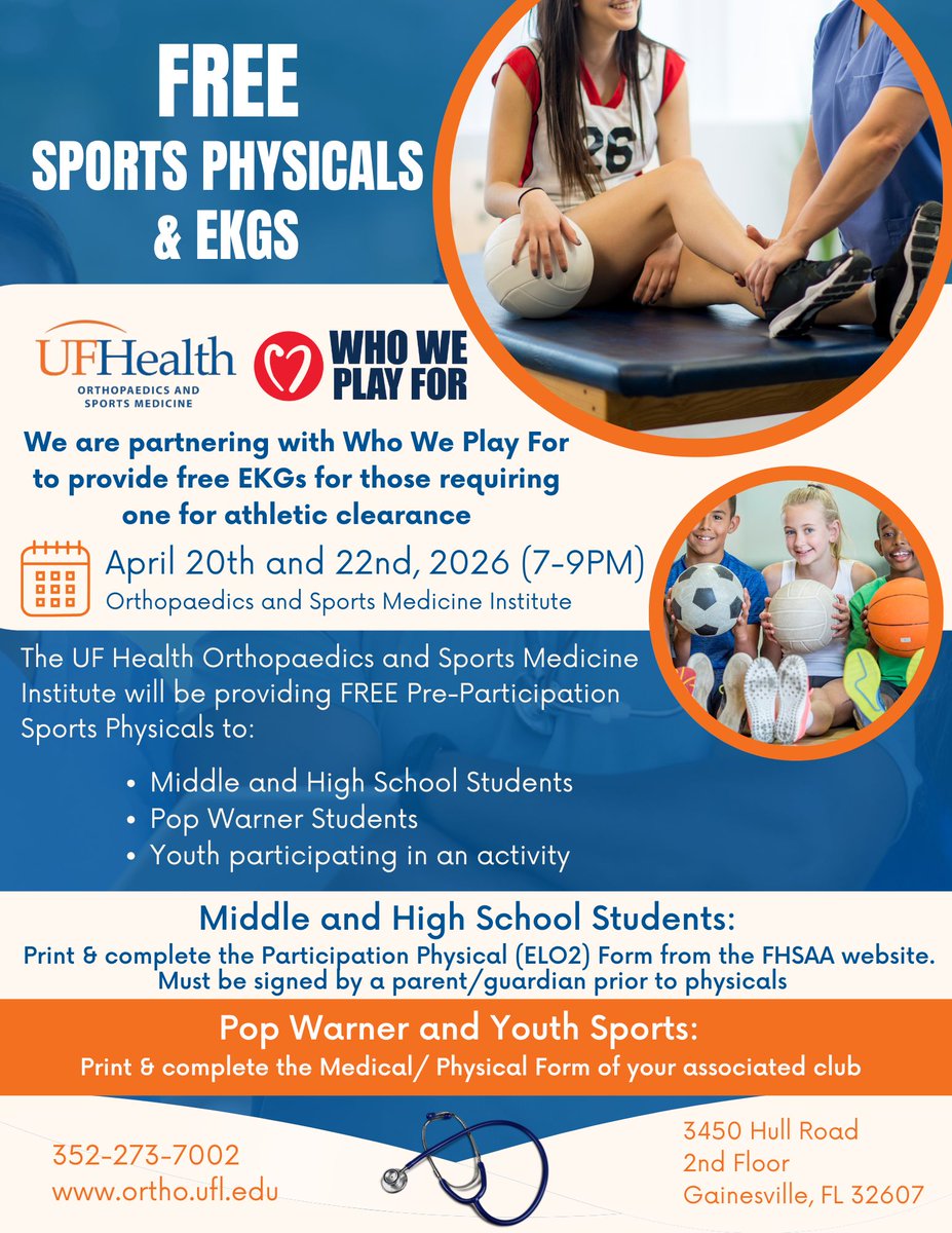 UF Orthopaedics - Athletic Training tweet media
