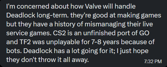 Deadlock Anonymous tweet media