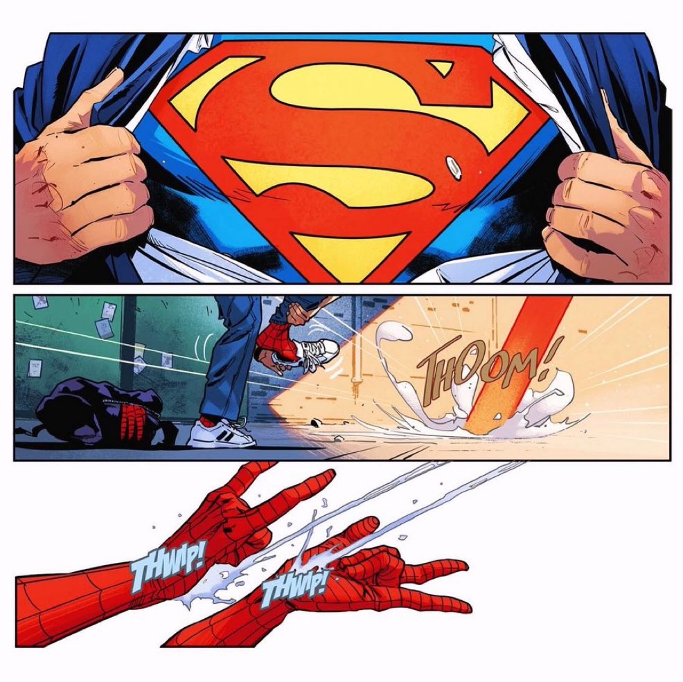 Updates4DC's tweet photo. New look at the Superman/Spider-Man crossover comic.
Written by Mark Waid with art by Jorge Jiménez.
#Superman #SpiderMan #DCMarvel #MarkWaid #JorgeJimenez https://t.co/X2zvPylg1P