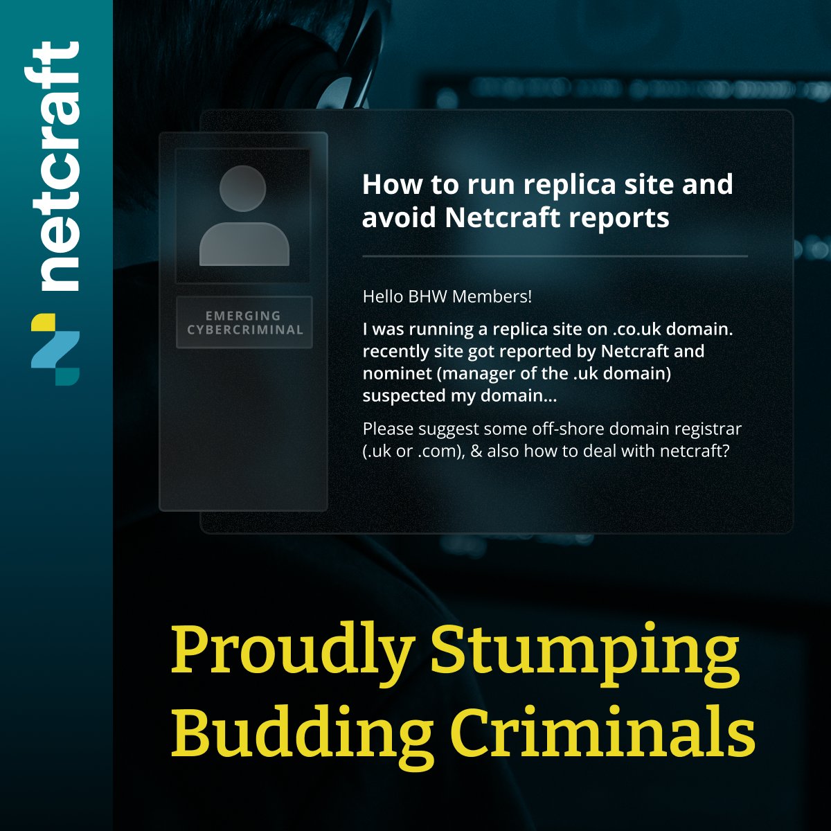 Netcraft tweet media