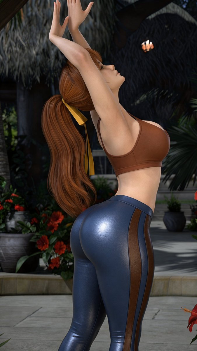 Beautiful figure of Kasumi. Nice rendering of the 🍑.  All credit to <a href="/doasennin/">DOA SENNIN</a>