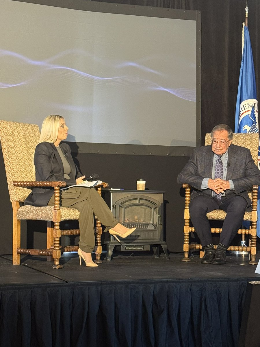 “Americans look out for each other.”

Very impressed with Secretary Panetta as a person and as an exemplar of civic leadership. 

In his CHDS fireside chat with Evy Poumpouras, Sec Panetta radiated the sort of bipartisan public service and leadership that we need more of.