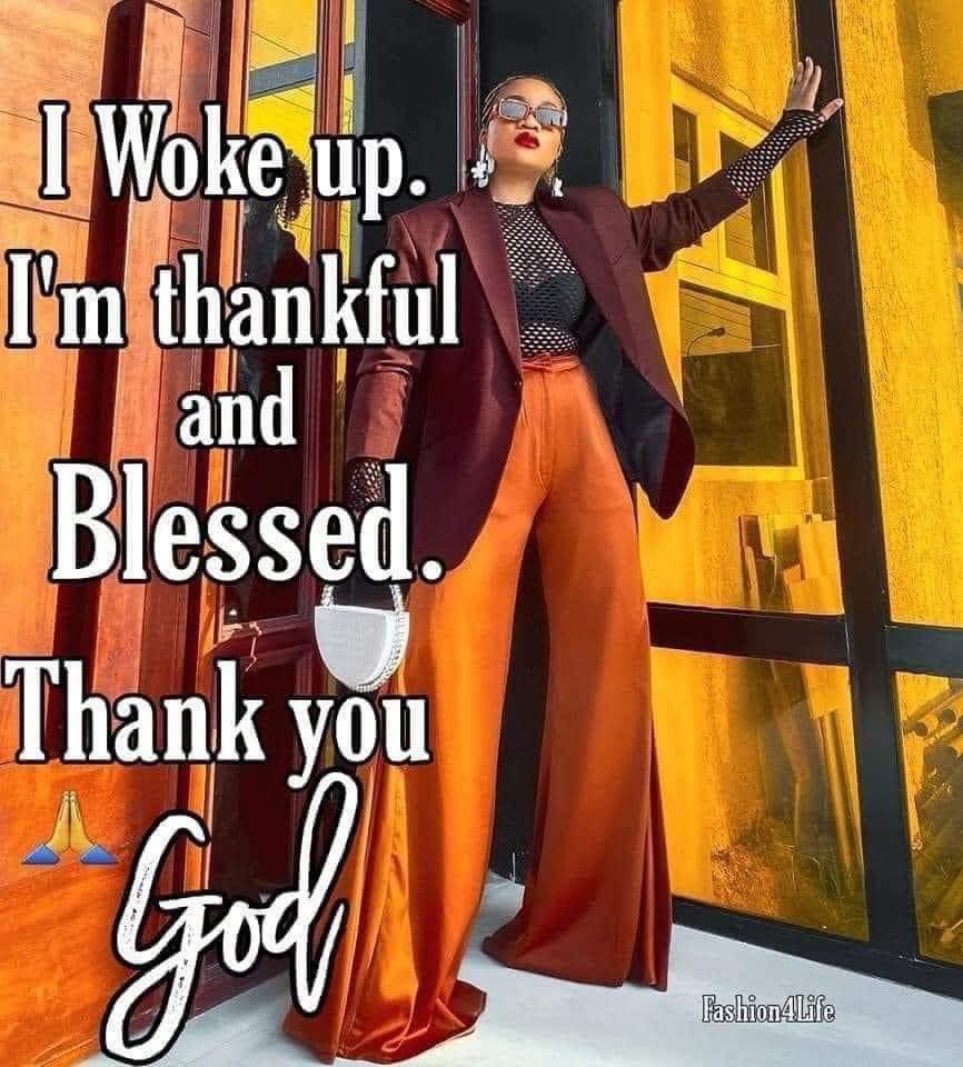 AuthorJoeNBrown's tweet image. I woke up. I’m Thankful and Blessed. Thank you God 🕊️#Motivation 🧡 #BlessedAndThankful.