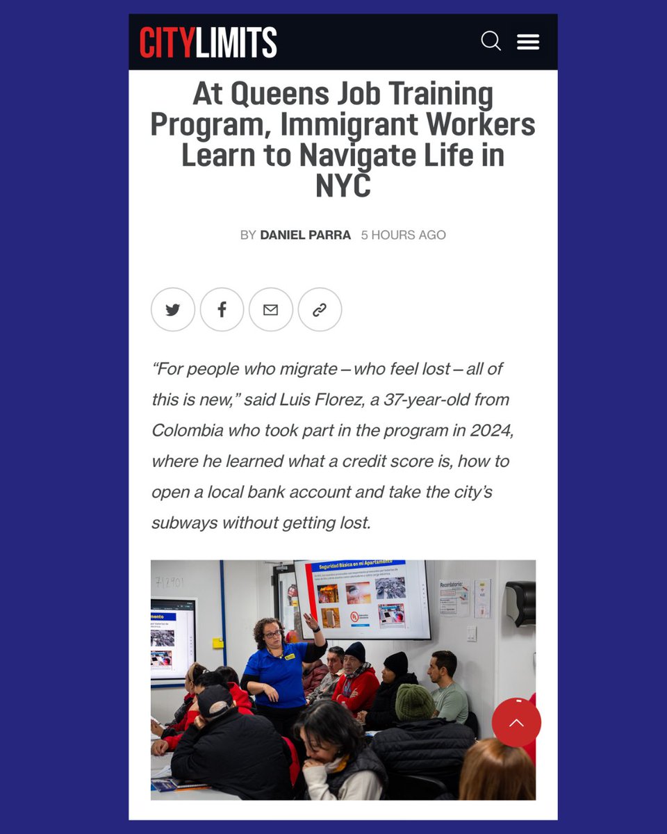 NICE4Workers's tweet photo. Empowering immigrants to thrive in NYC! 🌟 The NICE pre-Apprenticeship is making waves in the community. Discover how they're transforming lives! Check it out and share your thoughts! #ImmigrantSuccess #NYC

🔗 Read more: https://t.co/0KQLhdYrKR https://t.co/25Qj6uh27b