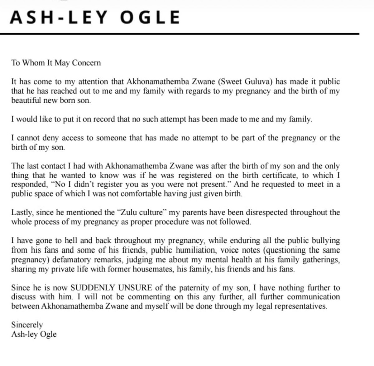 CLEARED!!!!! Gulugulu is messing with the wrong one #ashleyOgle