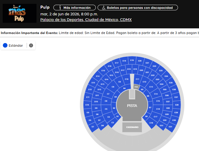 mx_tickets's tweet photo. 🚨Con PULP es lo mismo, los precios de los boletos de PISTA ($2,951) son MUCHO más elevados que en otros países pero fueron los primeros en agotarse en México.... 

Siempre y cuando la gente compre, los precios seguirán subiendo... https://t.co/UJwh3RCIjT