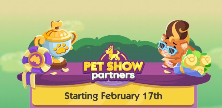 DaisukeTempest's tweet photo. 🐈🐕🪄HELLO PARTNER EVENT IS HERE !!🪄🐈🐕

GET your slots now!

✅100% full carry 80k points
✅No need to spend dice just sit tight and relax
✅Claim all the rewards

#MONOPOLYGO
#monopolygotrade https://t.co/lxM347QXEq