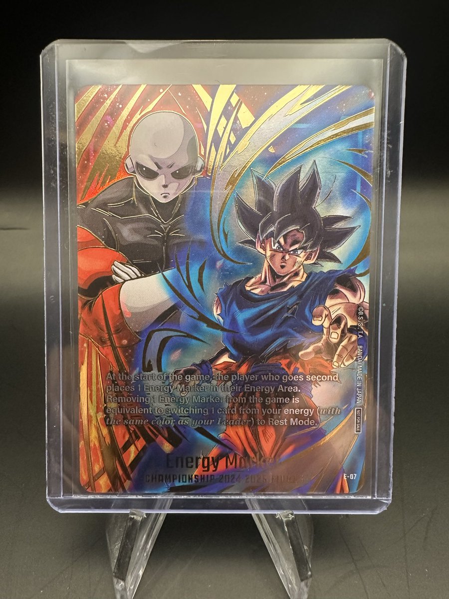Energy Marker E-07 for sale
$450 

I have it listed on eBay for $500 as well. 
#dragonball #fusionworld