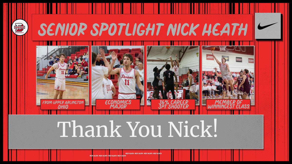 As we approach Senior Day on Saturday, it’s a great time to give some major love to the 3 Seniors of our program🏀 

First up… Nick Heath 🎯 

Thank you 11 🤝

<a href="/_nickheath/">Nick Heath</a>