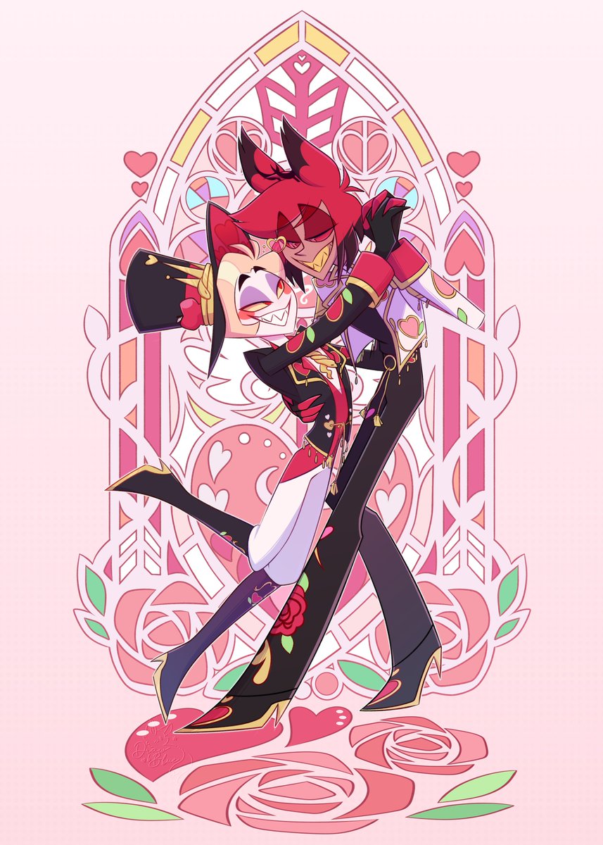 Let’s dance through eternity, just you and me ✧ ˚ ⋆ ｡ 

#radioapple #HazbinHotel #Art