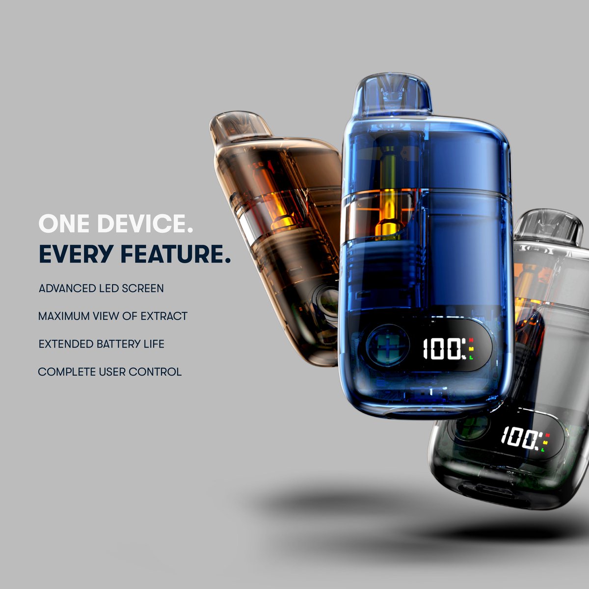 GT Palm Pro is here!🔥

One device. Any extract. Endless possibilities.

Built for performance and precision, GT Palm Pro delivers:
✔ Extended battery life
✔ Advanced LED screen
✔ Complete user control
✔ Maximum extract visibility