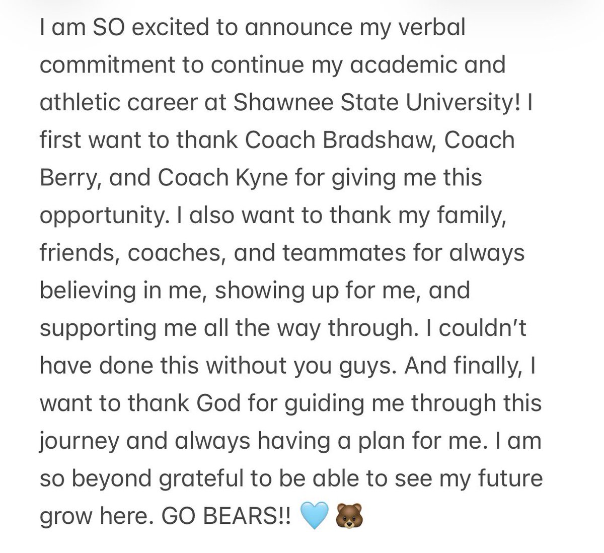 EmmaBrandt2027's tweet photo. #COMMITTED 🩵🐻 @ShawneeStateSB @kbradshaw12 @ckyne1434 @cass_berry1 @ohiohawks16u @BCBulldogSB https://t.co/6qPOCreAVO