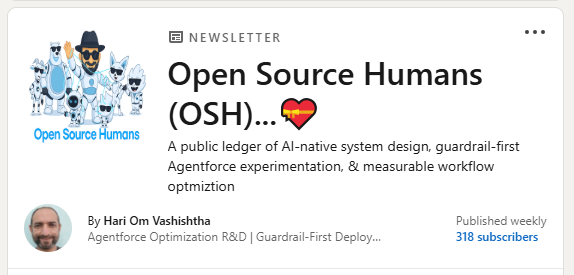 Hari ॐ Vashishtha (Agentforce) 🤘 tweet media