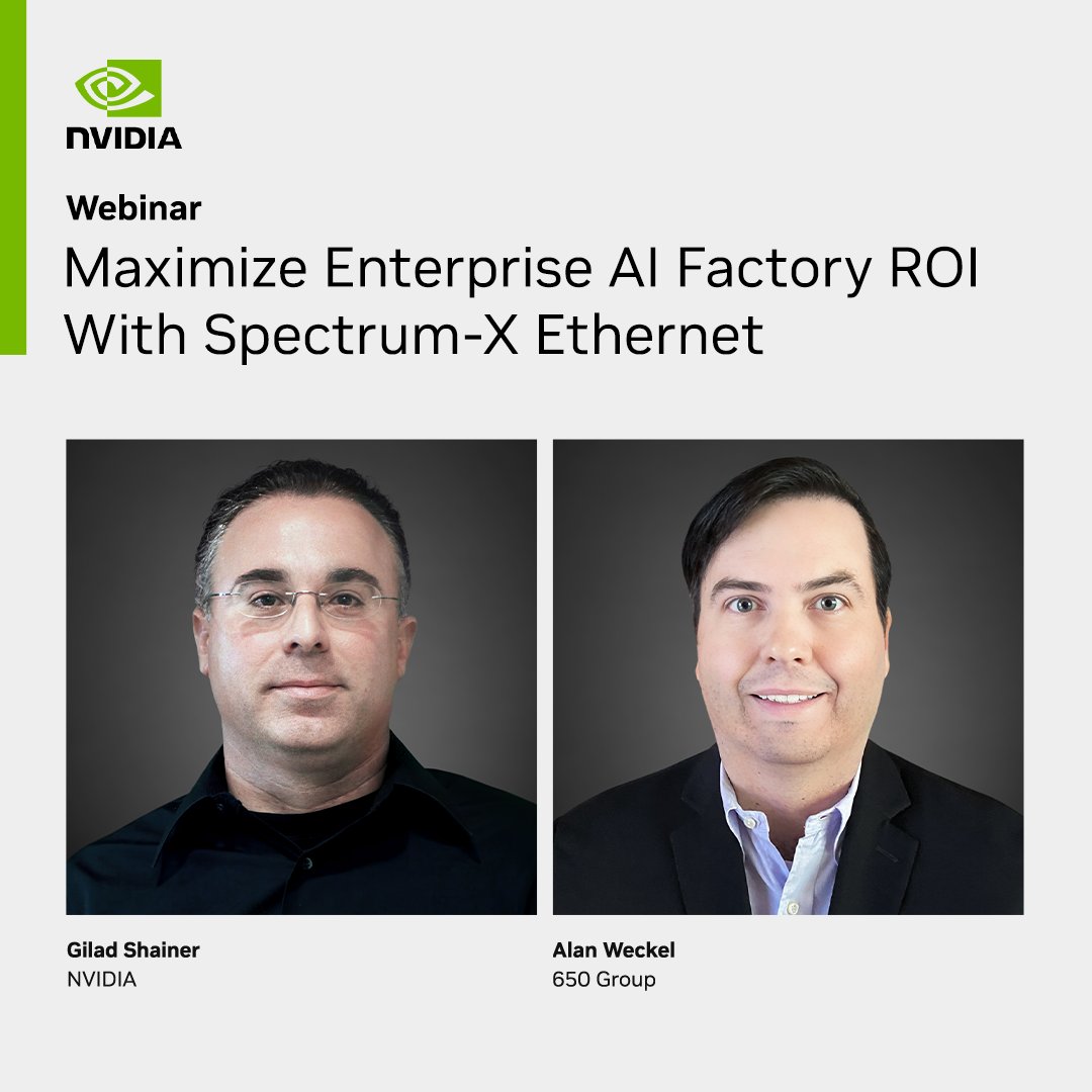 NVIDIA Networking tweet media