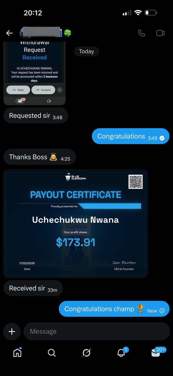 He won a giveaway from me and now he just received his payout. 

If you’re given the opportunity will you deliver or make excuses. 

Congratulations to him 🏆