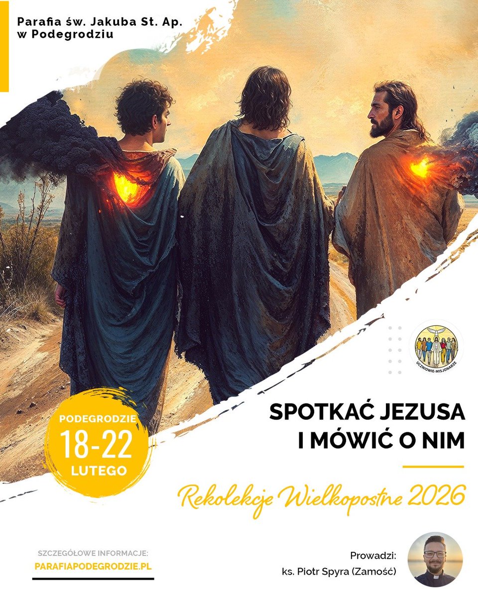 pspyra's tweet photo. Polecam się modlitwie - od jutra prowadzę rekolekcje wielkopostne w parafii św. Jakuba Starszego Apostoła w Podegrodziu (diec. tarnowska). https://t.co/5ys39XD8WZ