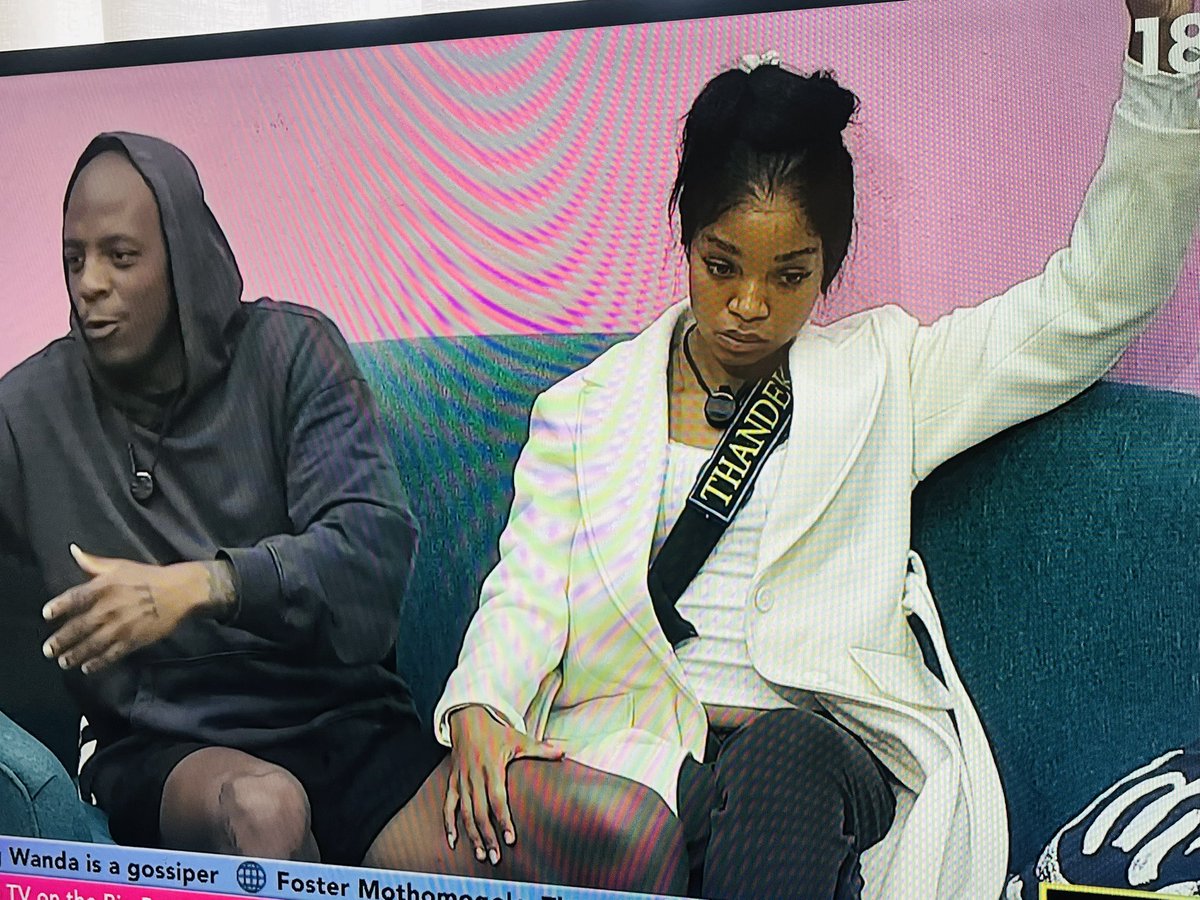 One thing about my baby, she will raise her hand 🤣🤣🤣🤣🤣🤣#ThandekaTshabalala 
#BBMzansiS6