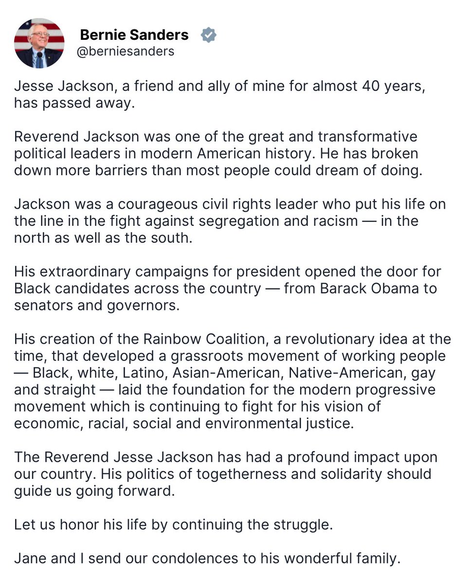 Bernie Sanders tweet media