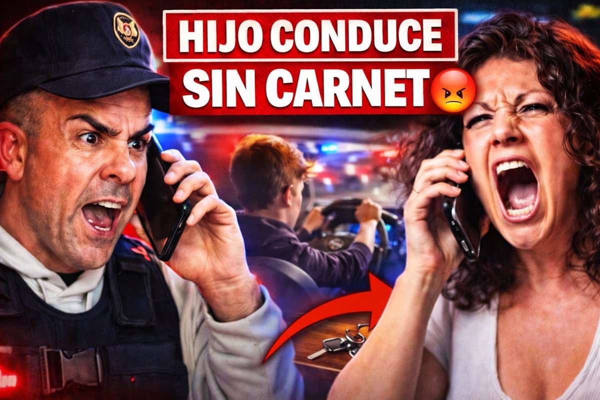 SU HIJO COGIÓ EL COCHE SIN CARNET… Y LLAMÉ A SU MADRE 😱 youtu.be/9ggVtVAcNVw?si… vía <a href="/YouTube/">YouTube</a>