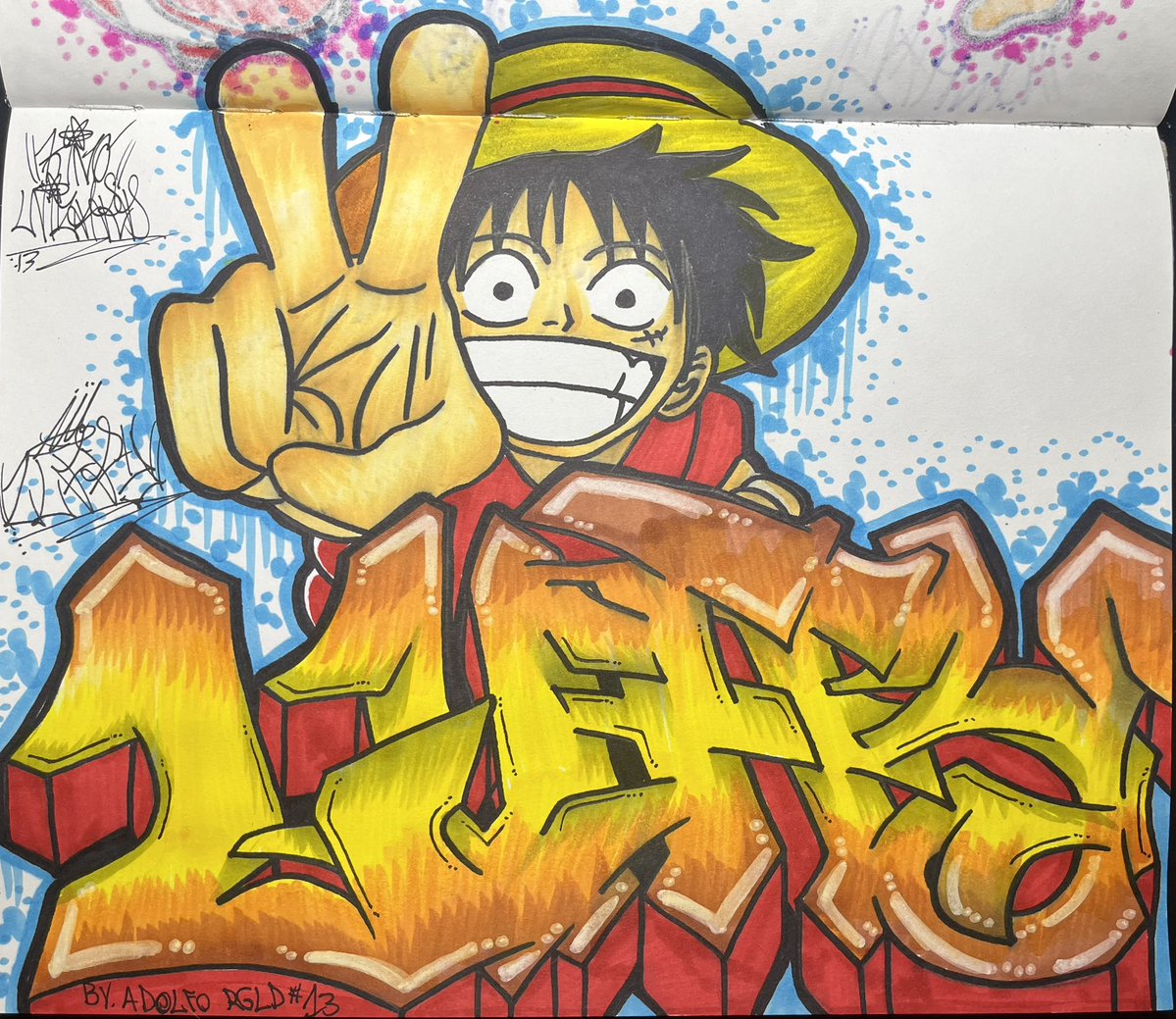 LUFFY (One Piece Graffiti Art) [Wildstyle By. King Wizard] youtu.be/lD9XVQ-pP5g?si… via <a href="/YouTube/">YouTube</a> #KingWizard #adolforgld13 #graffiti #onepiece #luffy