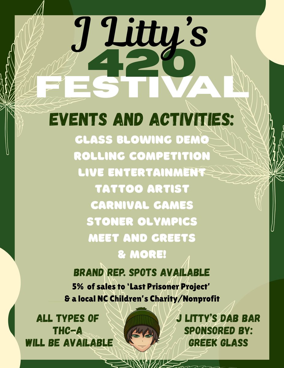 Giving away 3.5G’s of some of our best flower or concentrates to somebody that: 

Likes, reposts and tags a brand they’d like to see have a table at the FESTIVAL👀