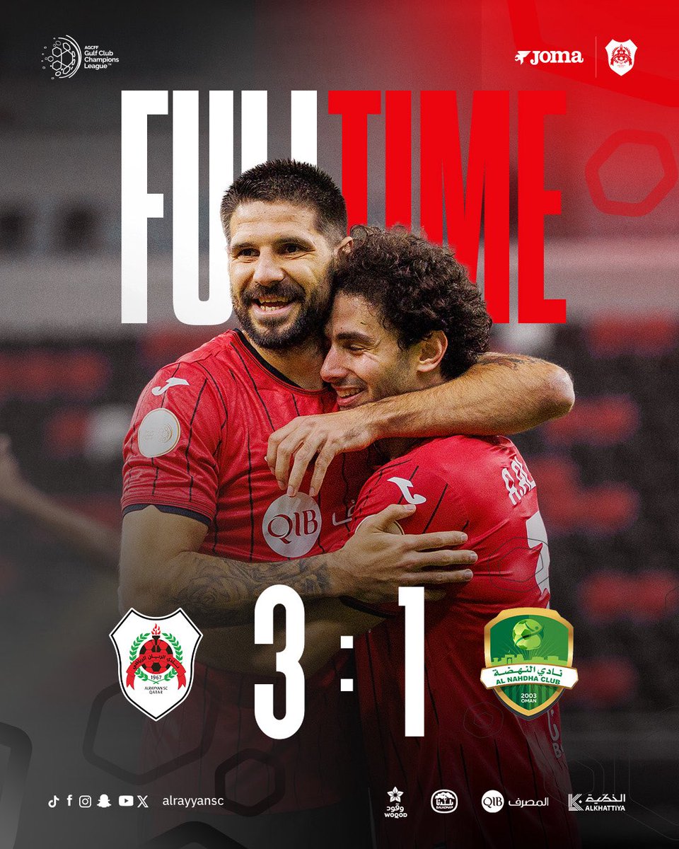 صدارة المجموعة ،، ومبارك عليكم الشهر 😌❤️

#الريان | #AlRayyan