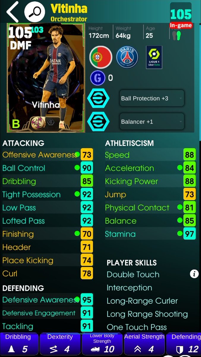Konami Cooked with this Vitinha Card, he is Up there as one of the Best Orchestrator's in eFootball.

What do you think 🤔? 👇🏾

#eFootball