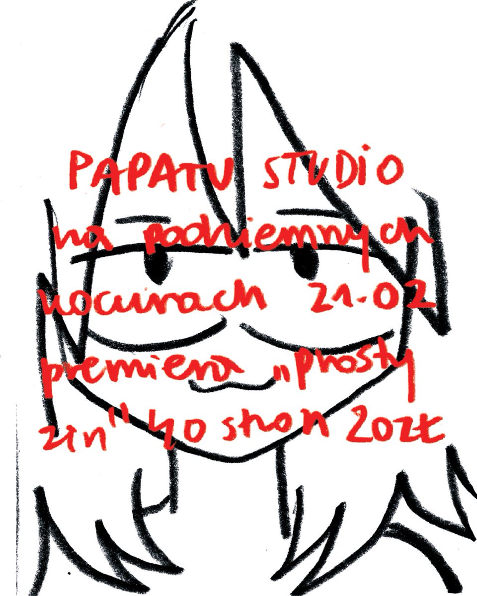 javvku's tweet photo. zrobiłam komiks "prosty zin" premiera na podziemnych kocurach w ten weekend https://t.co/xvmIG7sasW
