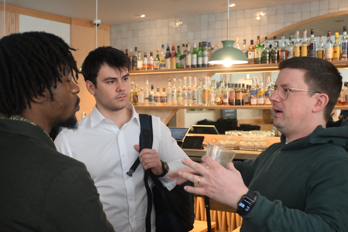 Stopped by the Tezos Breakfast Club this morning for coffee, pastries, and real conversations with builders in the ecosystem.

Always good to see members from <a href="/tezos/">Tezos</a>, <a href="/etherlink/">Etherlink 🔗</a>, <a href="/uranium_io/">XU3O8</a> on the ground connecting with the community.

Good energy. Builders talking product.