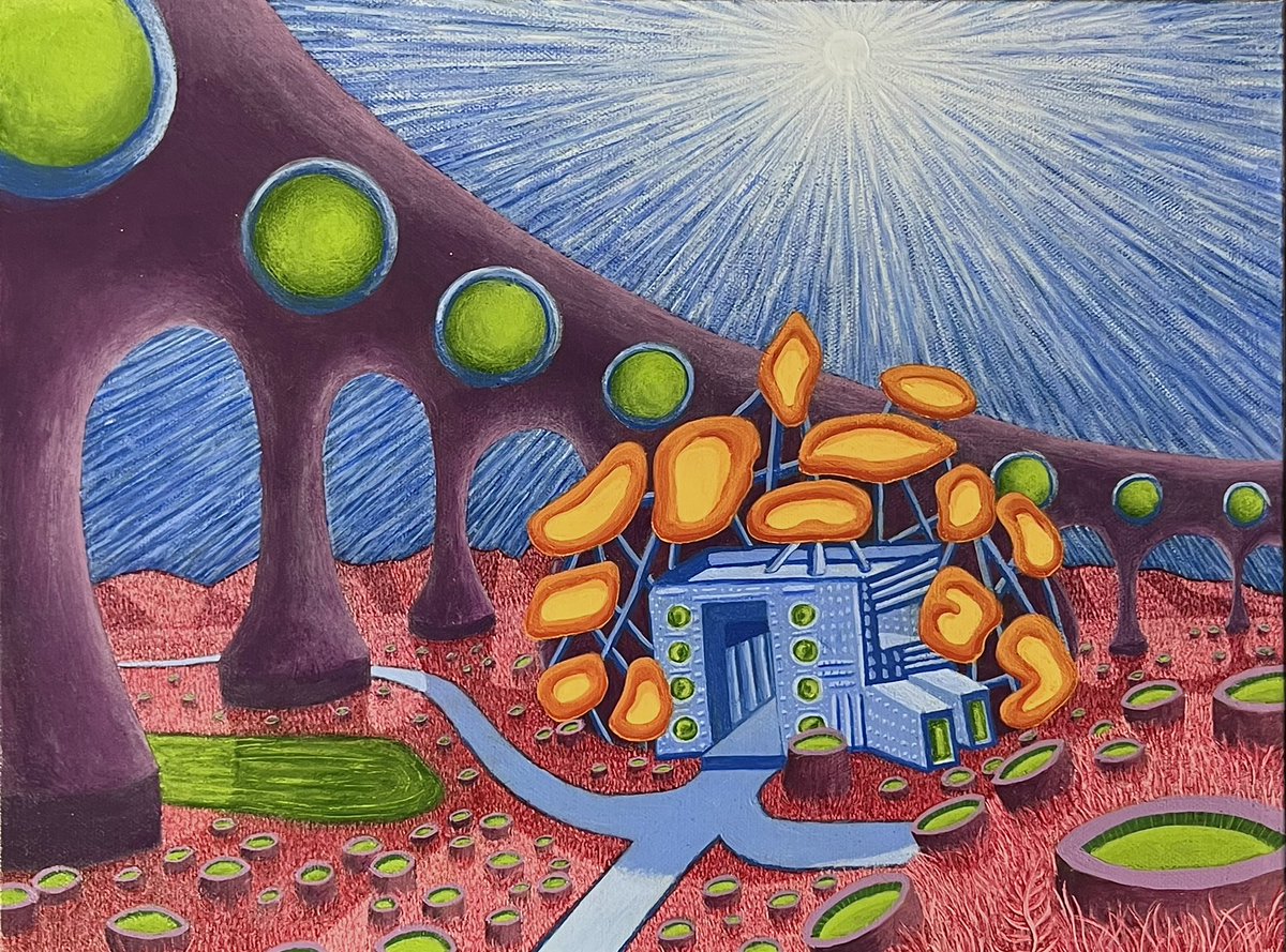 DarckArtist's tweet photo. new painting of a strange alien landscape

#abstractlandscape #scifiart https://t.co/z9GPjtdT9g