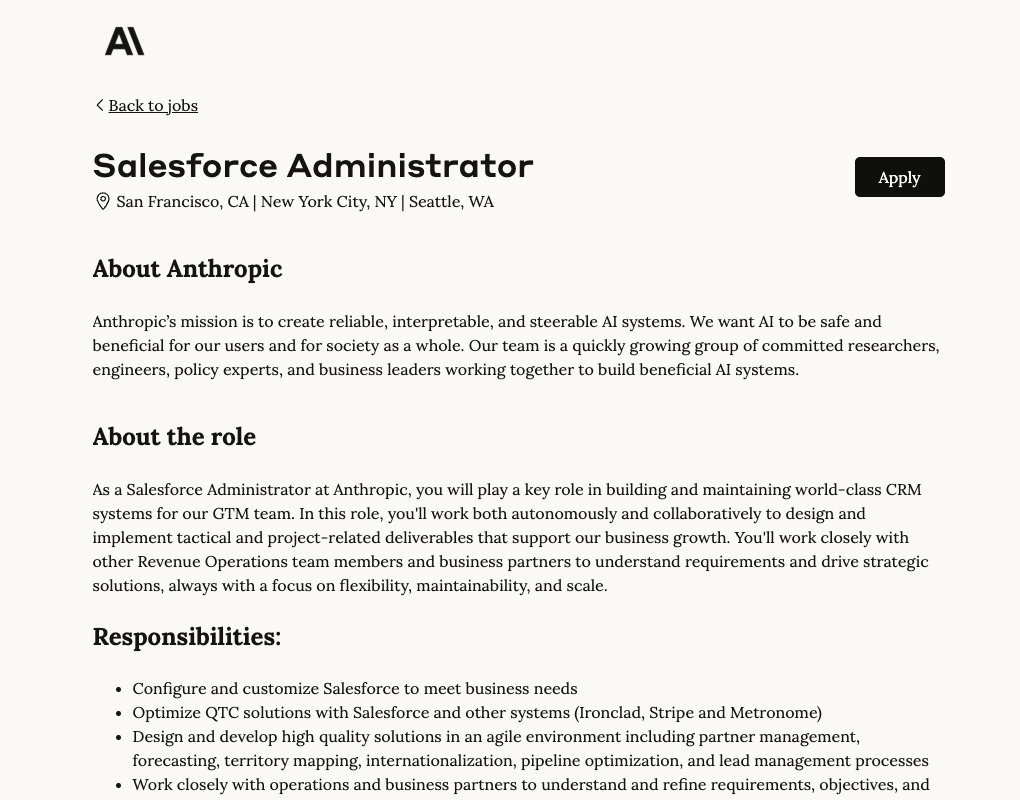 "AI is going to kill software"

Meanwhile, at Anthropic...

$CRM