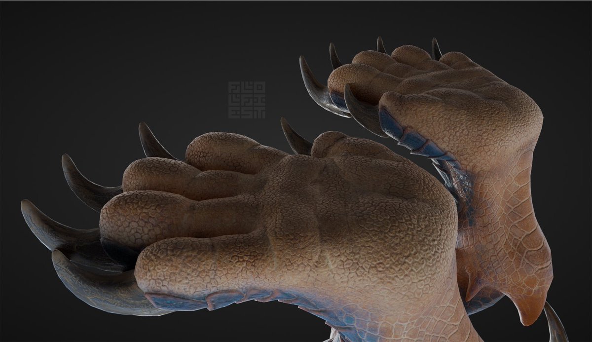 I played Split Fiction and saw a cool dragon. I decided to make said dragon humanoid.