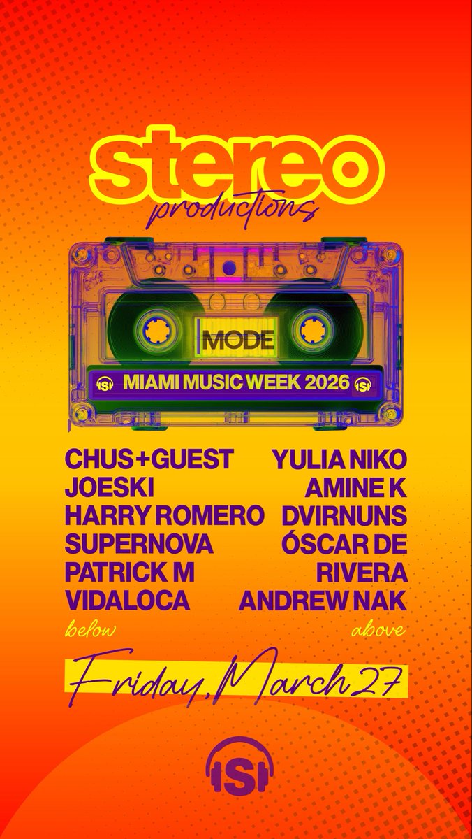 Stereo Productions tweet media