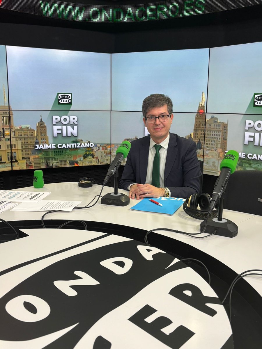 🎙️📻 Debatiendo sobre el informe de la <a href="/AIReF_es/">AIReF</a>  acerca de la situación de la #incapacidadtemporal. Muy agradecido a <a href="/porfin/">Por fin</a>  y <a href="/OndaCero_es/">Onda Cero</a> por la amable invitación.

ondacero.es/podcast/progra…