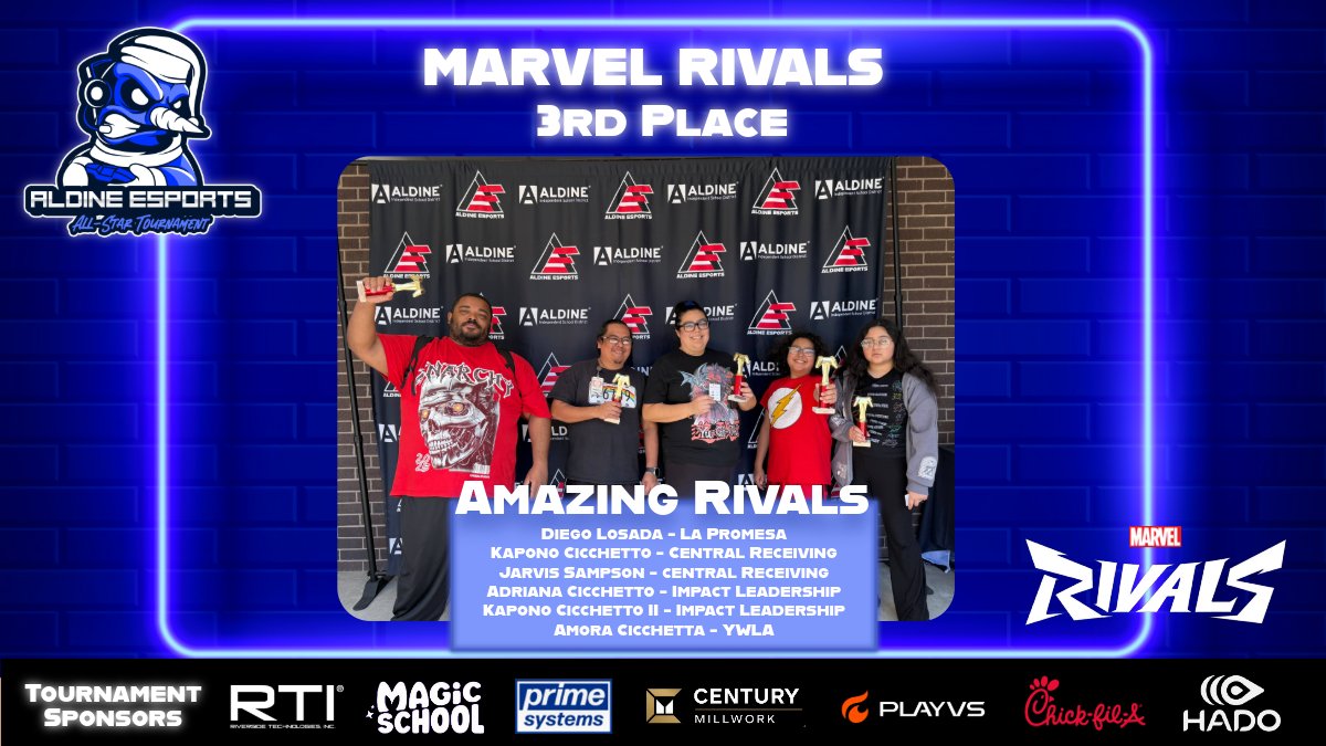 Aldine Esports tweet media