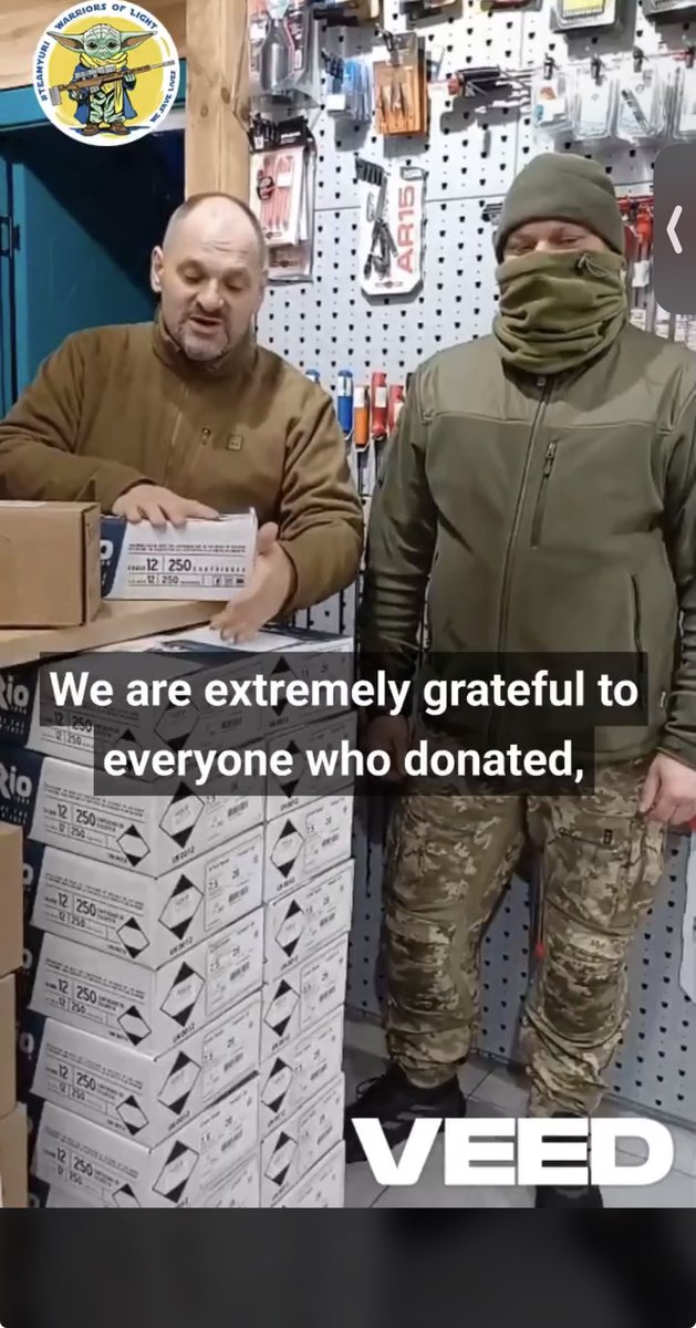 AndersRasmusso2's tweet photo. ✅ Success: 1,000 cartridges delivered to Charkiv!
⏳ Urgent: 2 more Typhoons and Retumbo "super-powder" for the elite squads.
🔄 ACTIVE MATCHING: 1 Typhoon = 2 Typhoons thanks to our sponsors! 📈 Let's equip the best! 🎯🛡️ #SuperFundraiser #Logistics #PrecisionVictory https://t.co/wudtBYP060