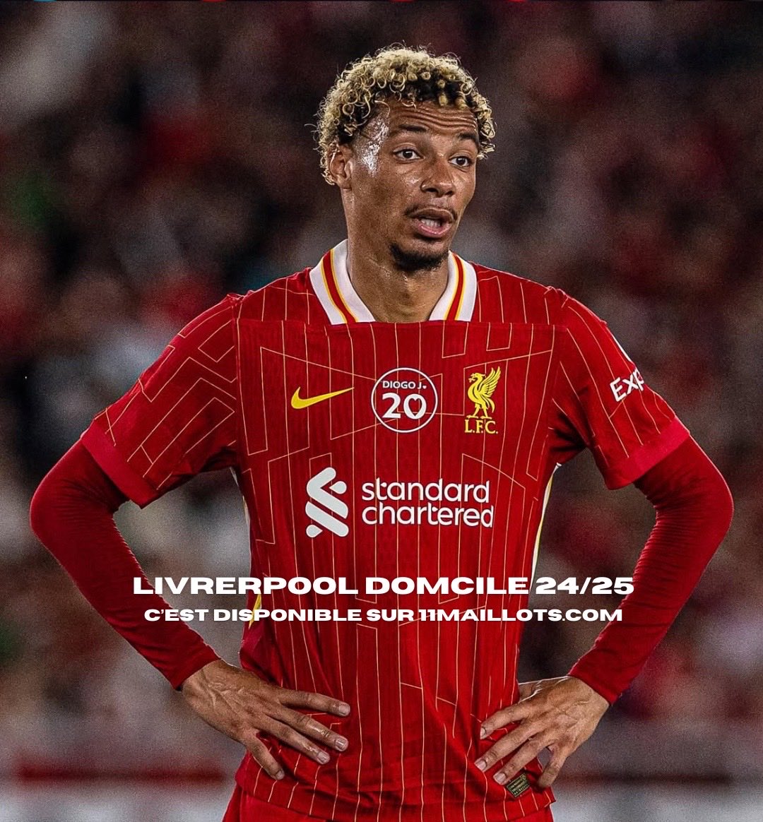 🔴🔥 LIVERPOOL DOMICILE 24/25 DISPONIBLE MAINTENANT ! 🔥🔴

Le tout nouveau maillot Liverpool domicile 2024/2025 est enfin là !
Montre tes couleurs et soutiens les Reds avec style.