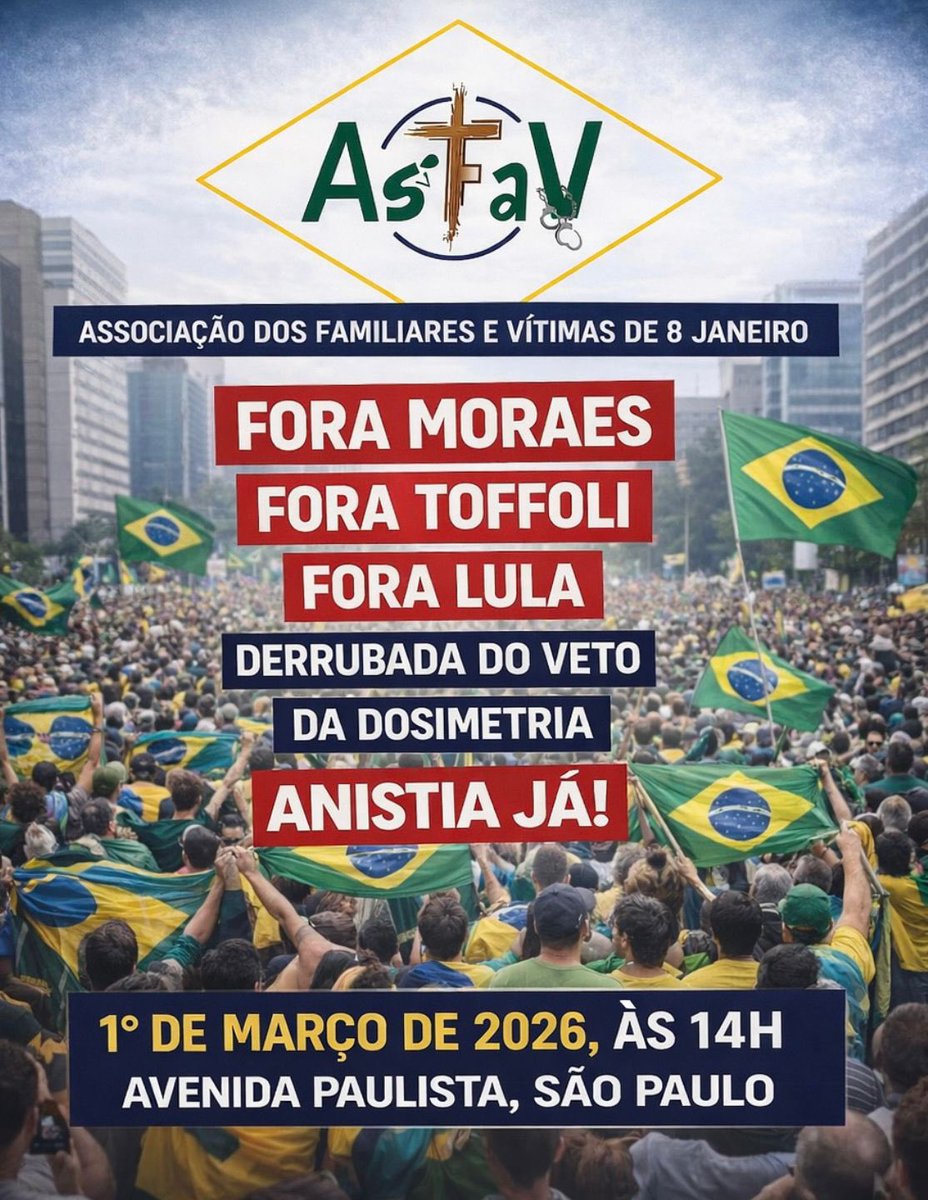 TumultoBR's tweet photo. Convocação da Associação dos Familiares e Vítimas do 8 de Janeiro https://t.co/XoGMKax4r4