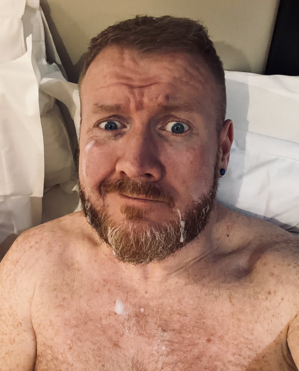ScottishGinge1's tweet photo. When @growingteddy is riding you so hard and it’s hitting the right spot! What a mess! https://t.co/nVI1BWlIrV